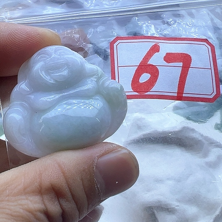 翡翠颈饰未镶嵌天然缅甸翡翠吊坠