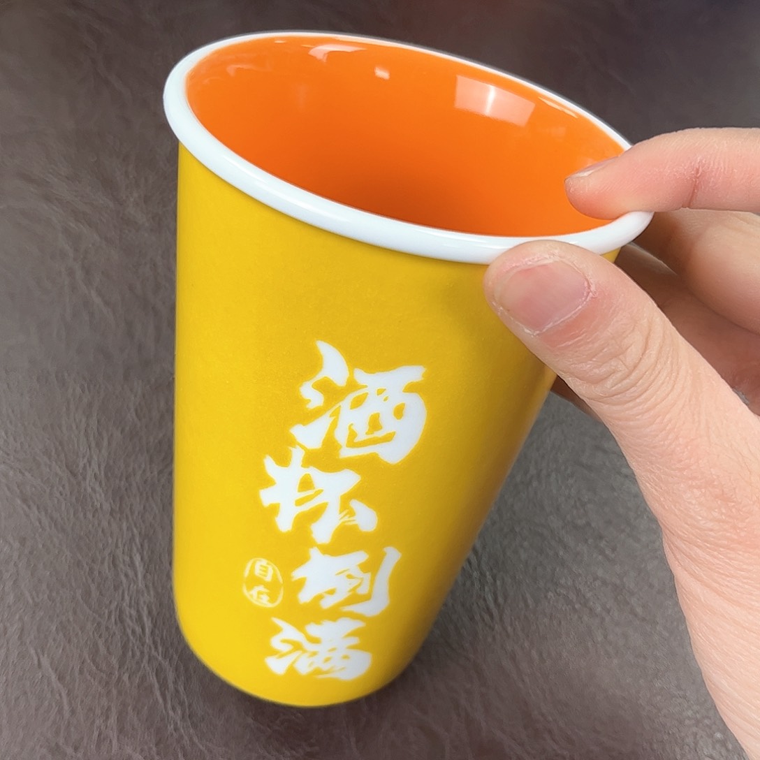 杯手绘高温瓷器瓷器