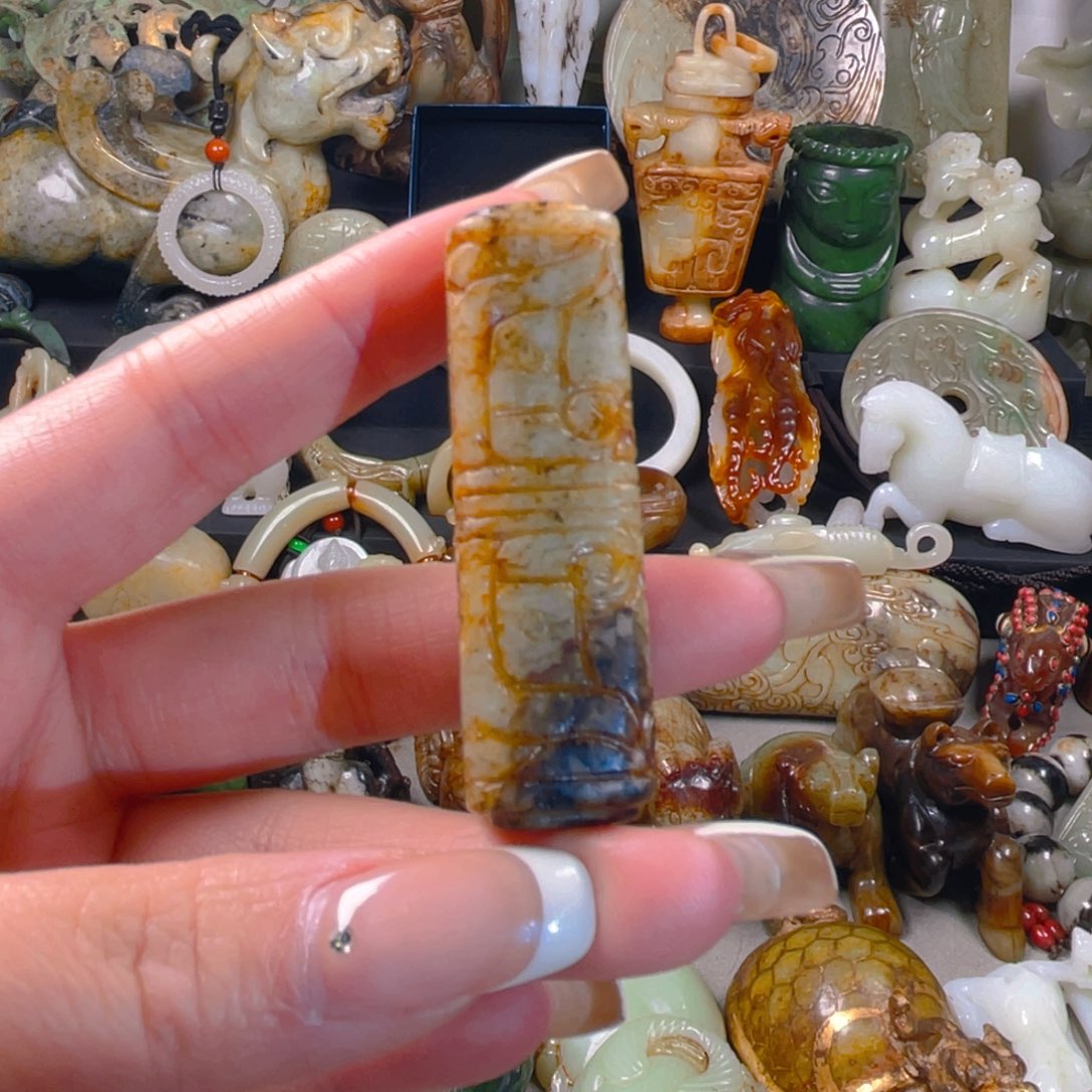 和田玉挂件未镶嵌28