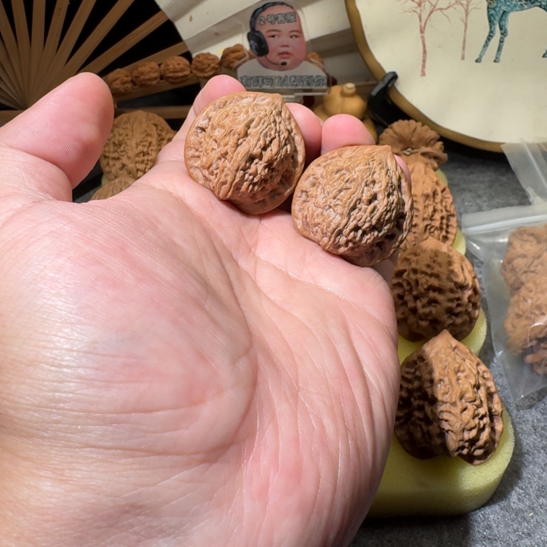 吊坠文玩核桃35七步沟