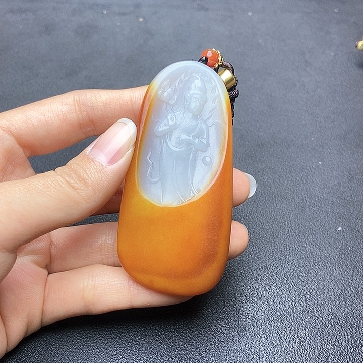 和田玉挂件未镶嵌N