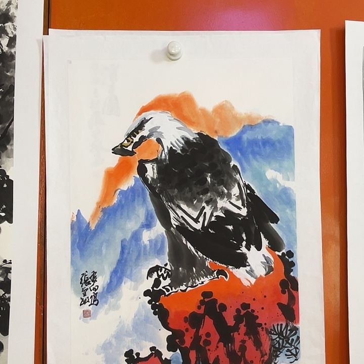 国画张圣敏先生纯手绘作品