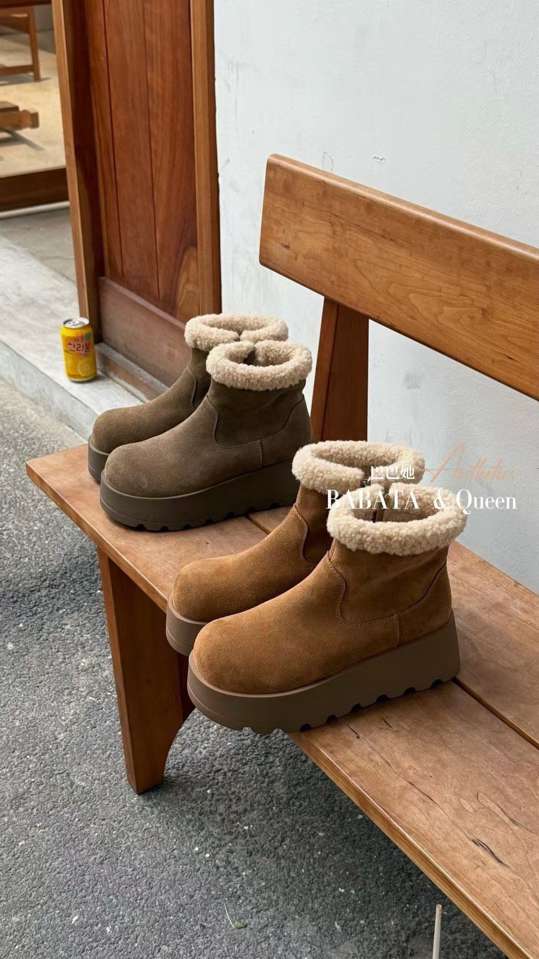 复古厚底博肯也太好看了吧，鞋底超轻，显腿长