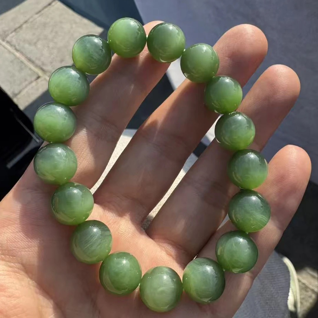 和田玉颈饰未镶嵌卡11➕碧玉猫眼手串门总。拍一发一