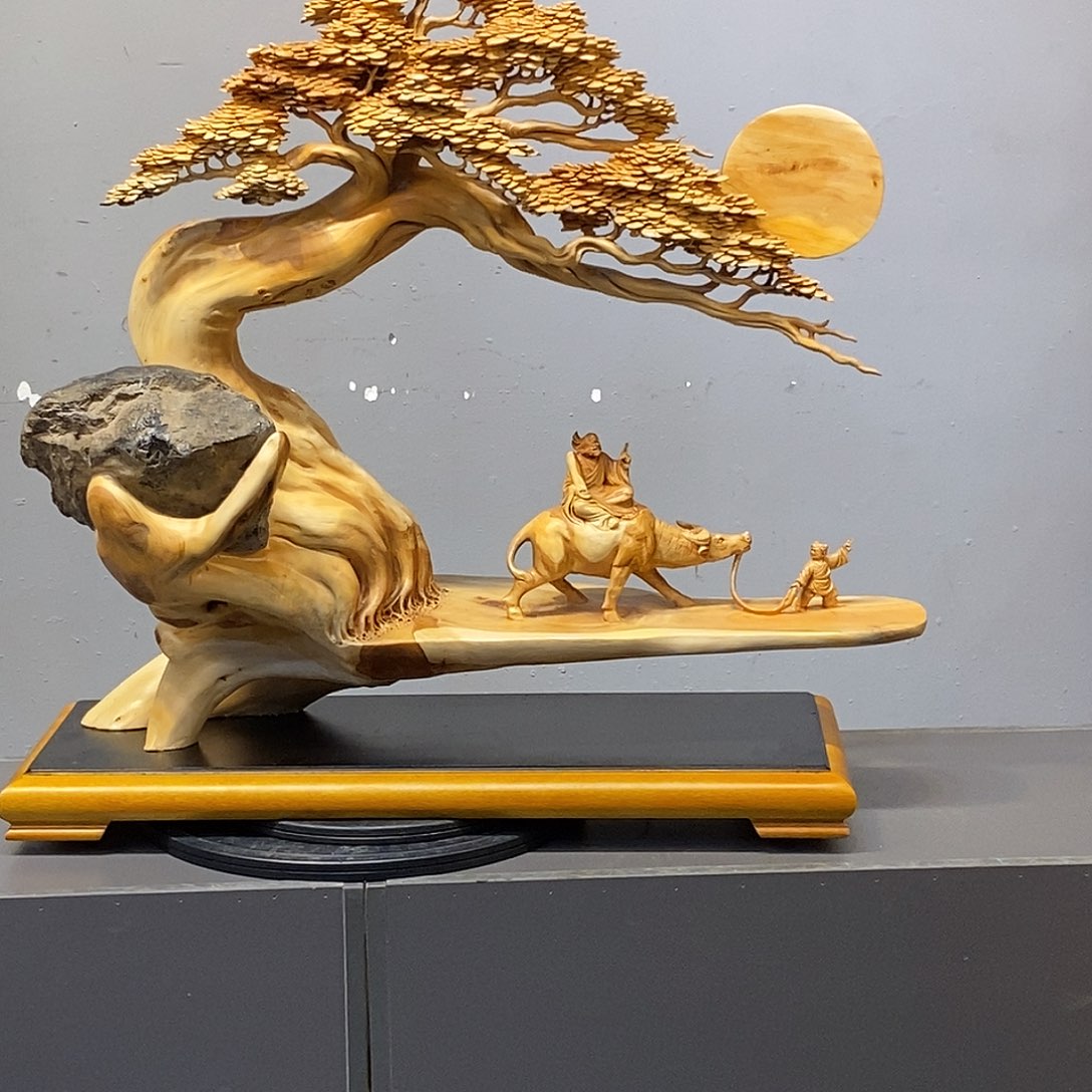 柏木（崖柏）H*l木雕艺术作品欣赏