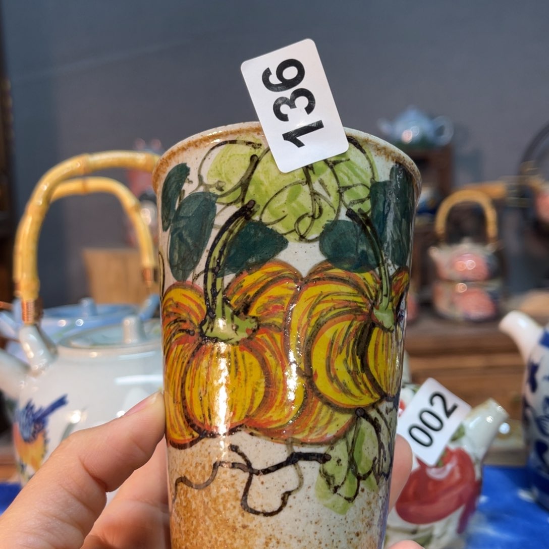 杯素浅陶瓷手工手绘