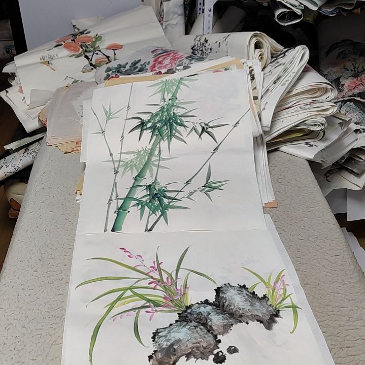 陌***双国画落款后台备注