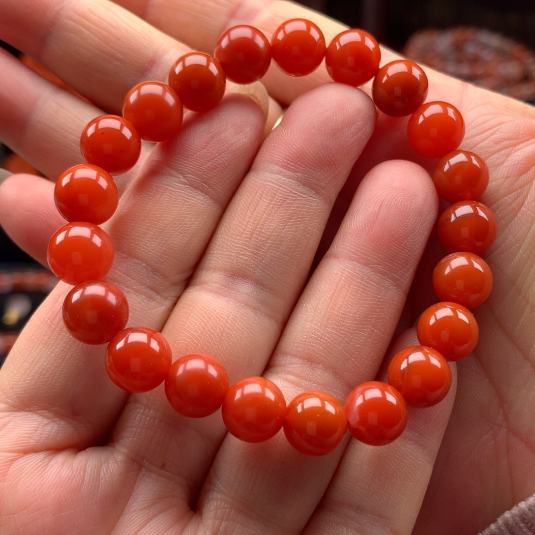 南红玛瑙未镶嵌手串