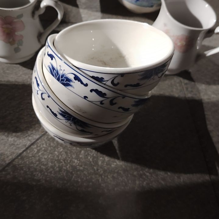 摆件陶瓷盘子碗啥都有口径11.5公分