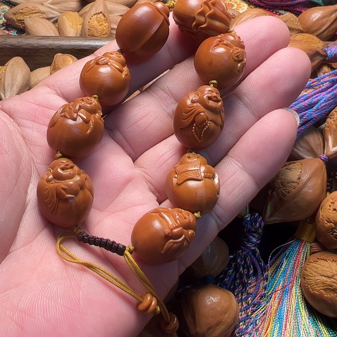 手串/手链橄榄核铁核1.8弥勒