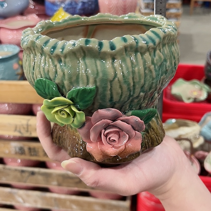 陶瓷陶瓷多肉植物花盆