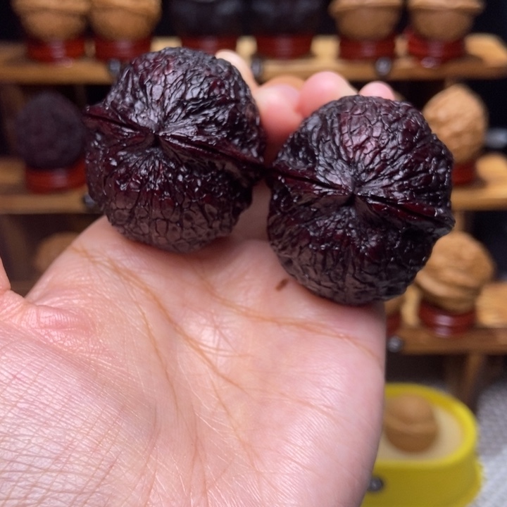 文玩核桃吊坠金丝30