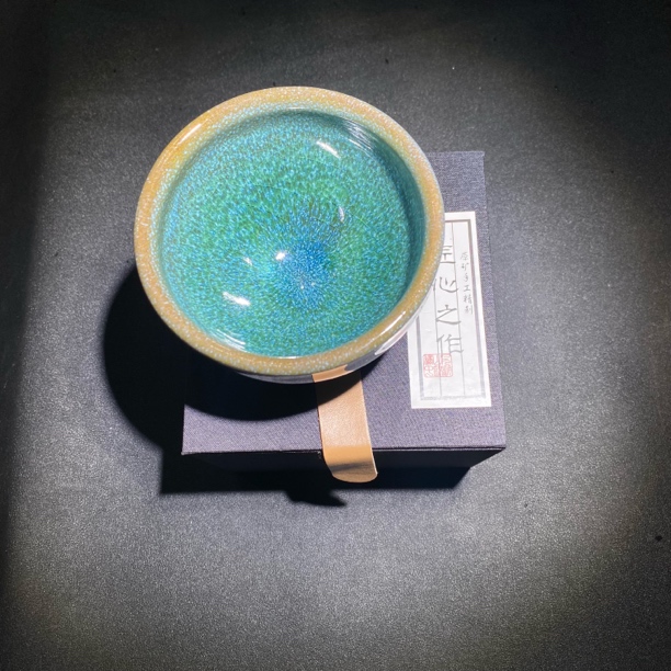 010 茉莉飘雪茶盏 主人杯带礼盒