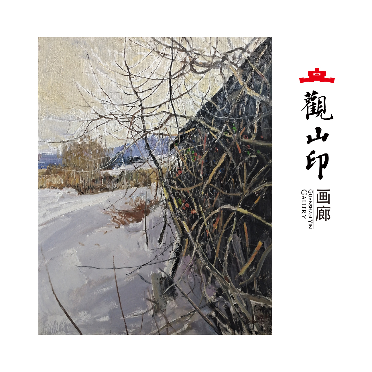 SMK原创手绘风景油画60x80cm乡村作品1406