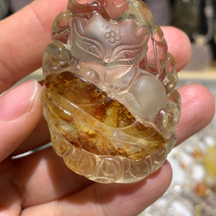 水晶颈饰未镶嵌天然