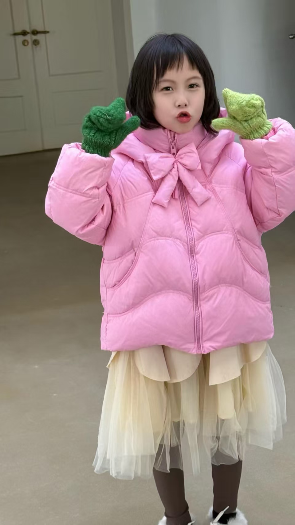 【001-030】冬季新款加厚保暖童装洋气时尚鸭绒羽绒服
