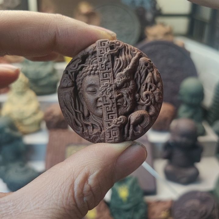 泥塑降真香方一念之间香牌