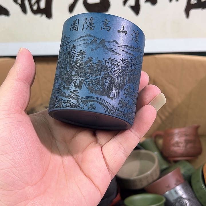 茶杯紫砂全手工紫砂主人杯