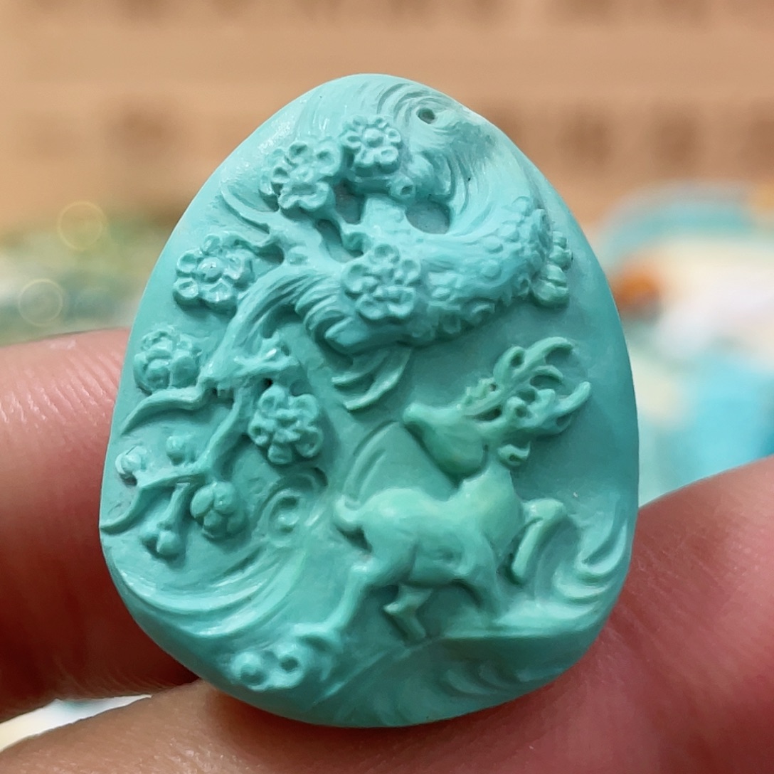 绿松石配饰未镶嵌