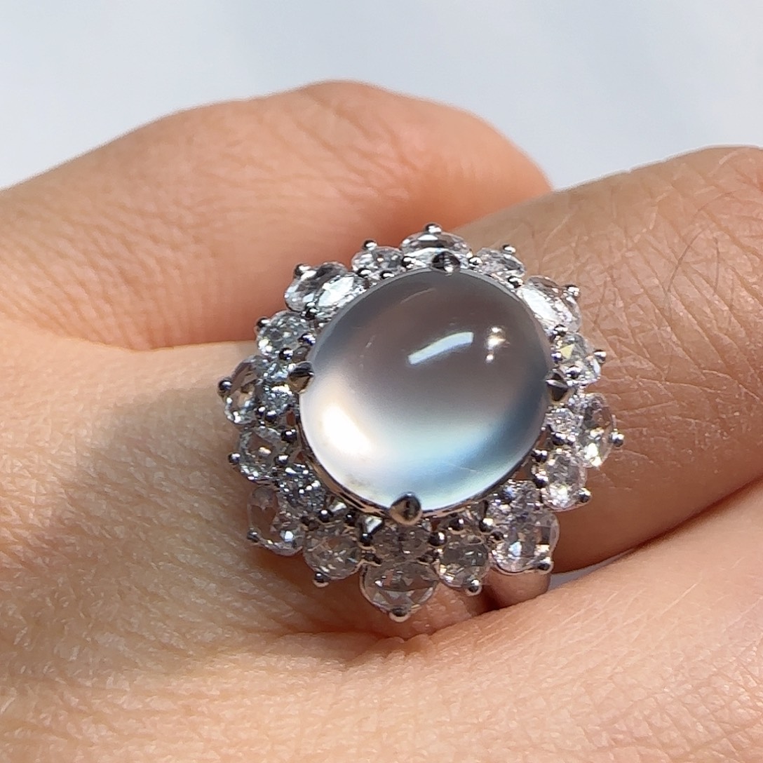 容***容翡翠18K金镶嵌戒指戒指28800分笔10000