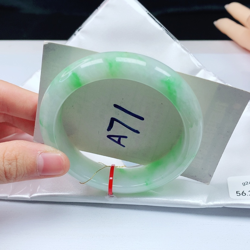 【闪购商品】翡翠手镯未镶嵌天然缅甸a货手镯56+