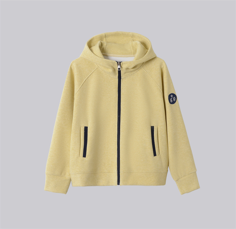 JIANYOU-「时尚简约」2025春季新款百搭时尚简约连帽外套E-251036