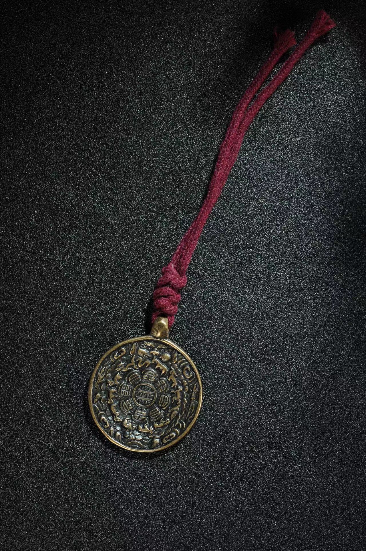 藏地密码藏式九宫吊坠