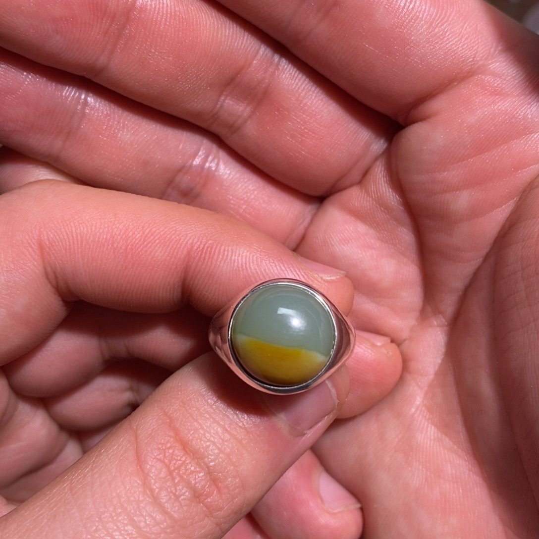 毛***薇和田玉银S925镶嵌颈饰