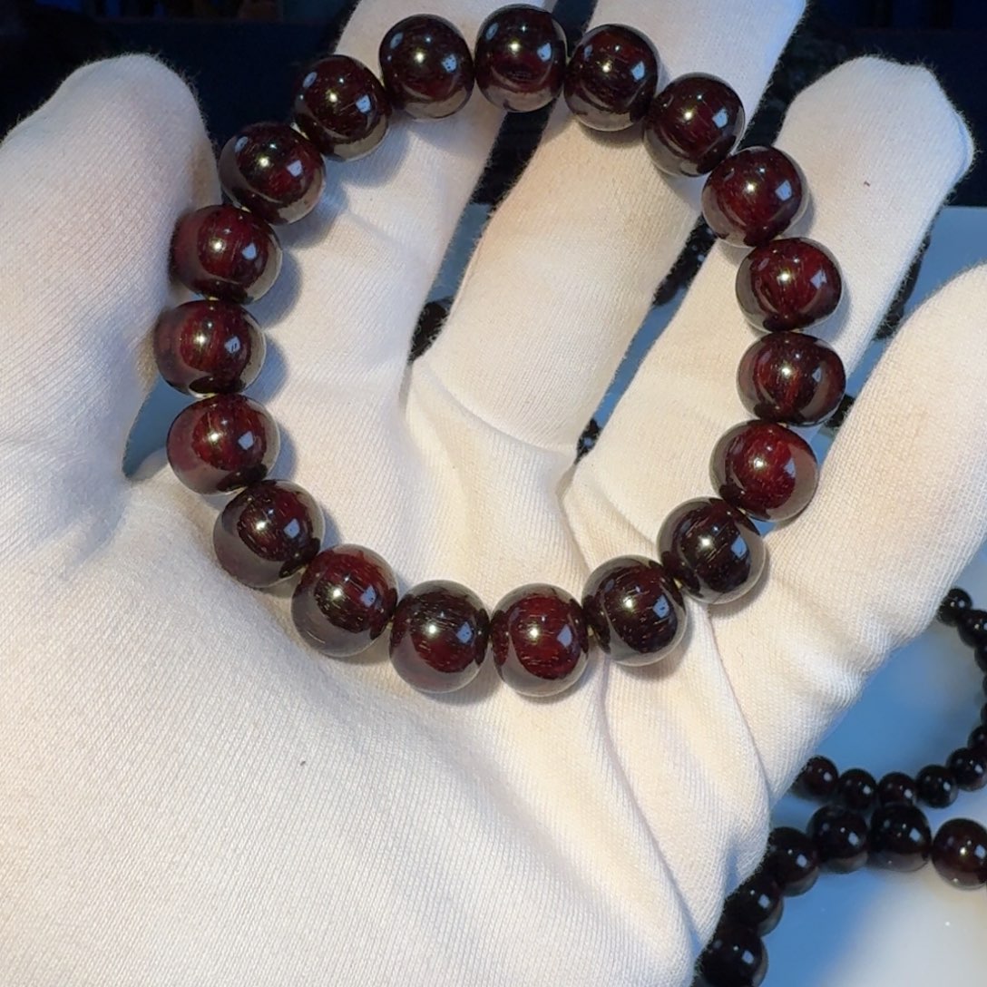 L***G手串/手链小叶紫檀印度小叶紫檀日本三味线古琴料高精尖