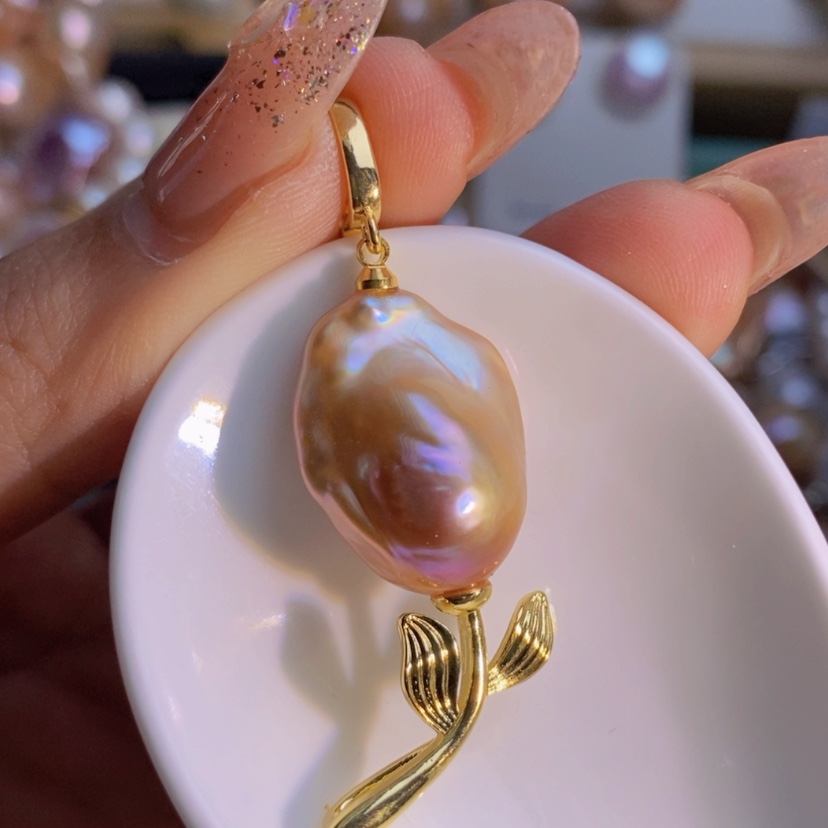 【闪购商品】淡水珍珠天然淡水珍珠合金