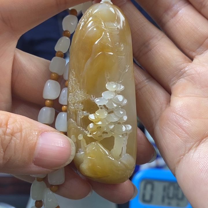 和田玉挂件未镶嵌吾*纯