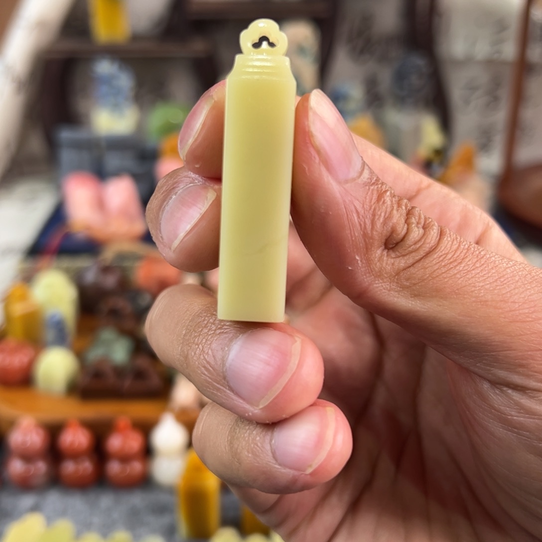 青田石封门青如意钮1.1-1.1-4.9