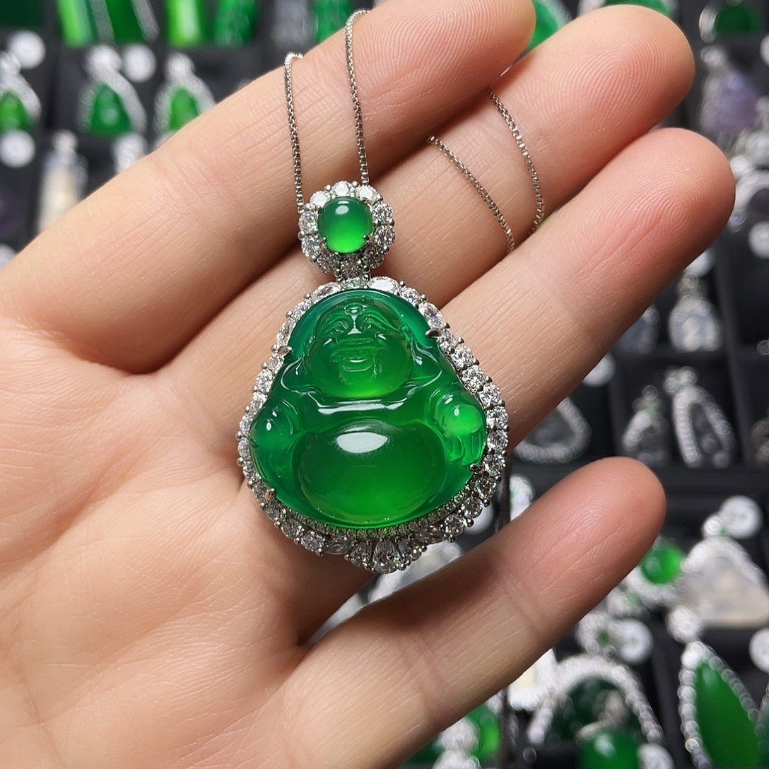 玛瑙/玉髓合金颈饰