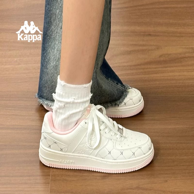 Kappa卡帕女鞋百搭板鞋秋季爆款小白鞋时尚低帮运动休闲鞋子06CJ