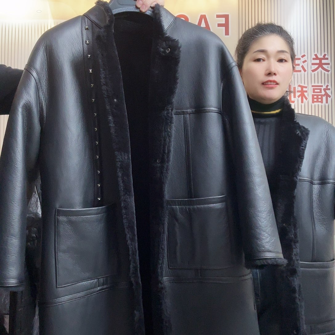 莉莉家时尚女装皮草L