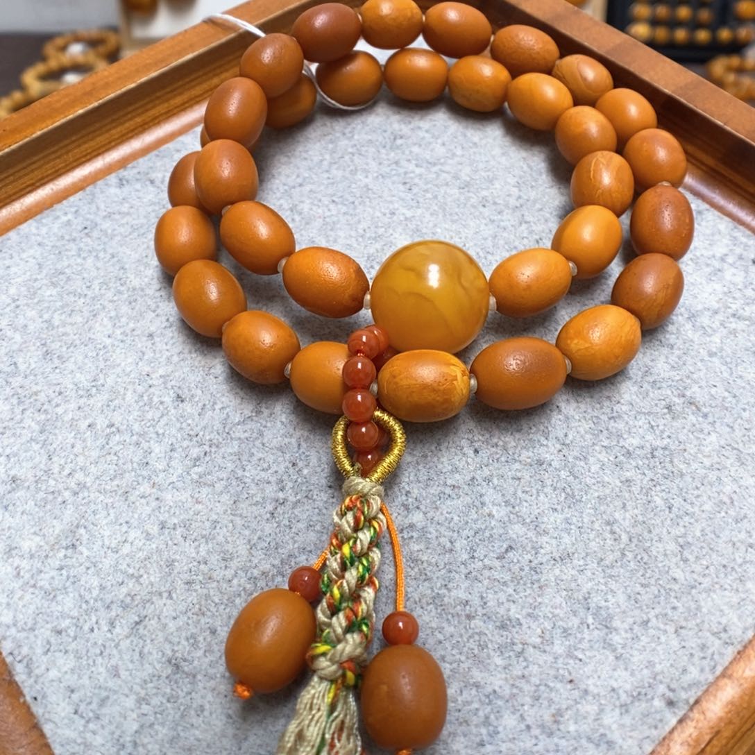 蜜蜡手串未镶嵌蜜蜡
