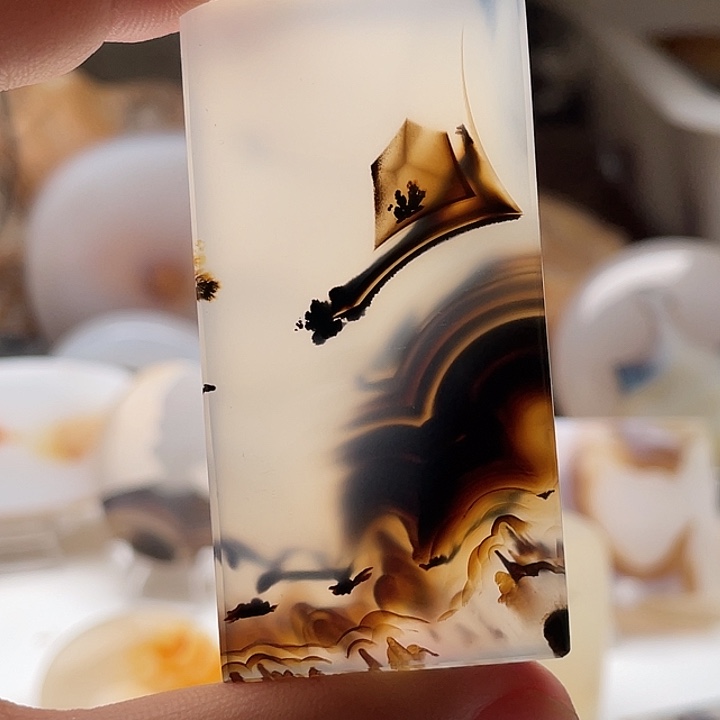 玛瑙/玉髓未镶嵌吊坠(不含链)