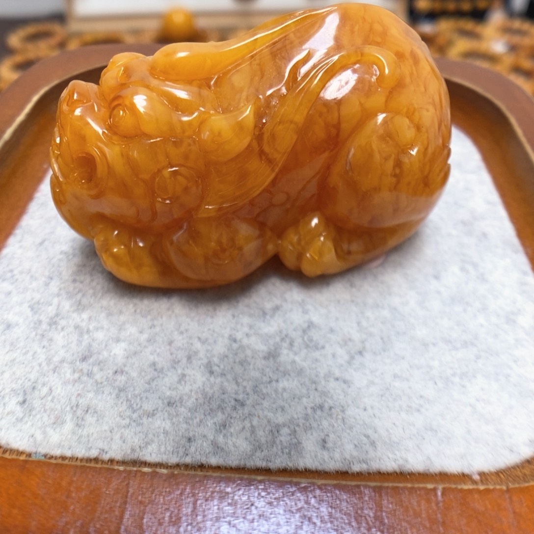 蜜蜡颈饰未镶嵌蜜蜡