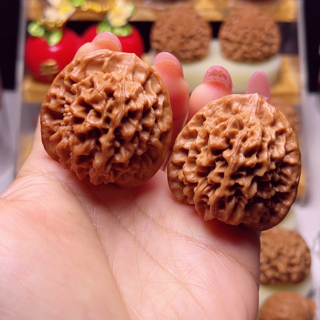 文玩核桃吊坠38.5尺秦闷