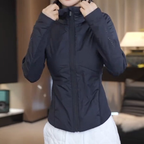 爆款2025新款夹棉连帽短外套女修身气质小个子洋气轻薄夹克小棉袄