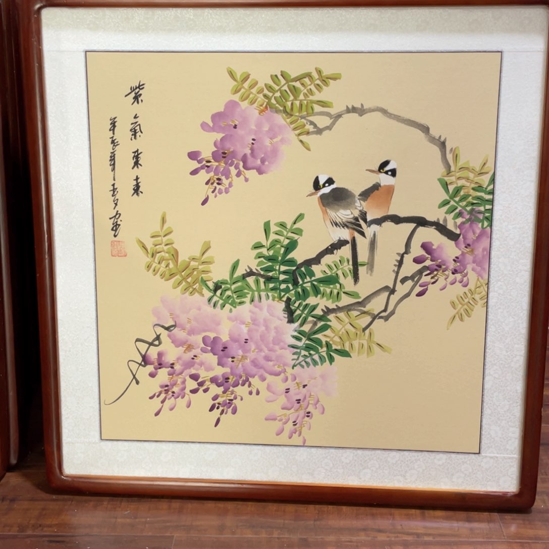 国画带框尺寸63*63厘米