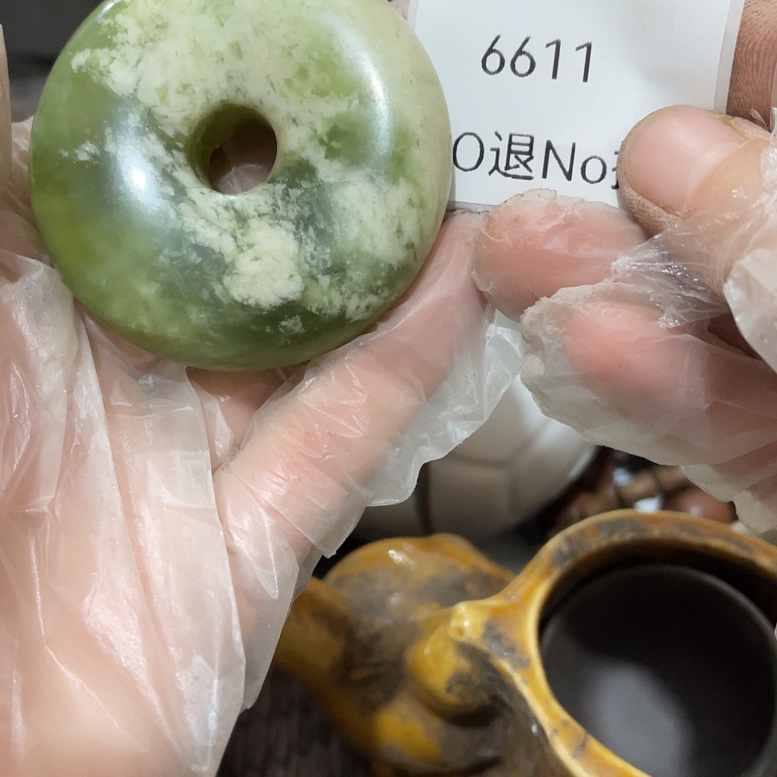 清***风瓷片6611号工艺品