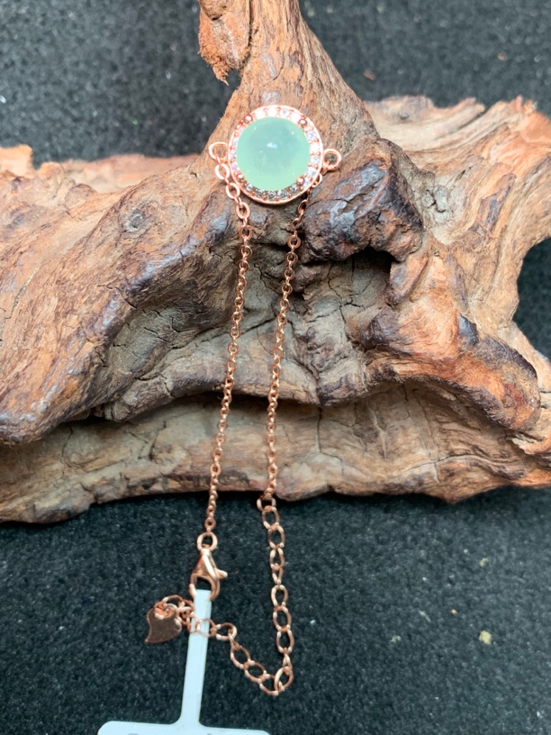 天然a货翡翠时尚精致百搭款手链