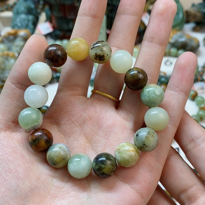 蛇纹石玉未镶嵌手串