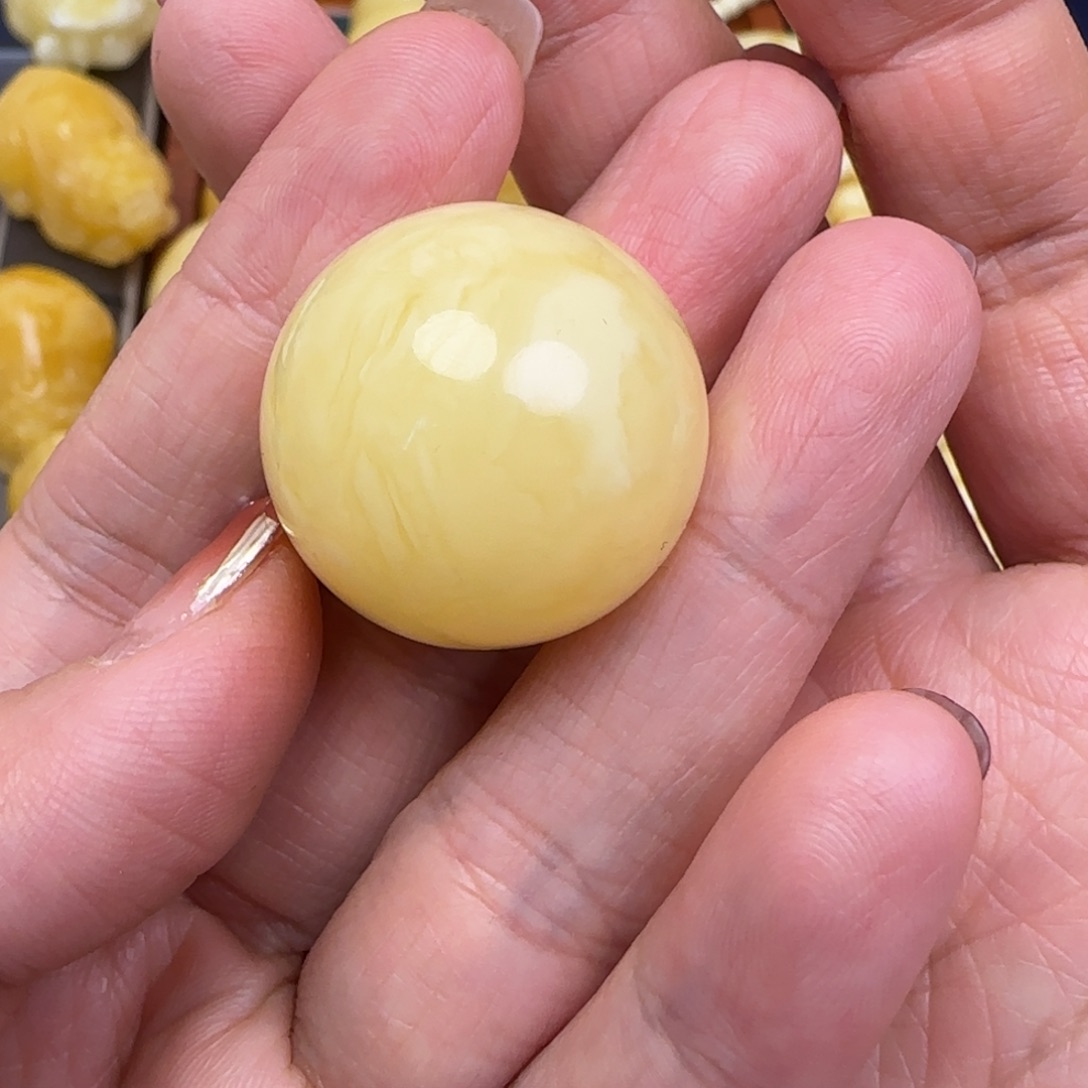 蜜蜡颈饰未镶嵌天然蜜蜡