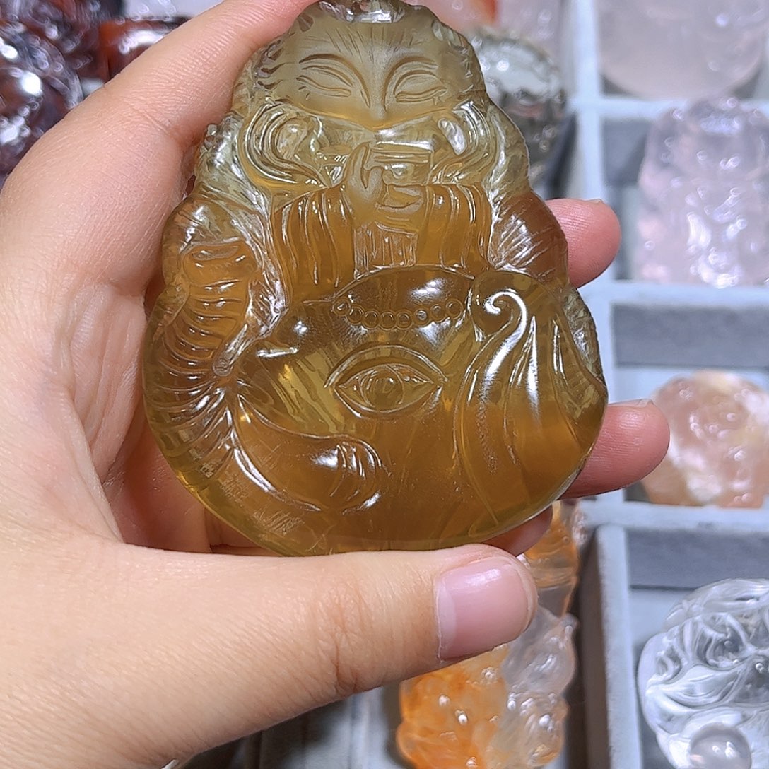 水晶吊坠(不含链)未镶嵌