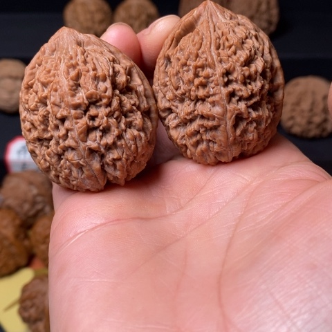 文玩核桃蒜头尺38