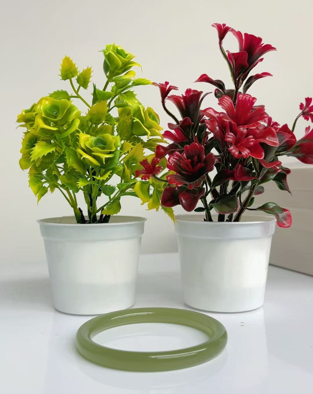 A23青海湖水绿叮当精美气质百搭摆件