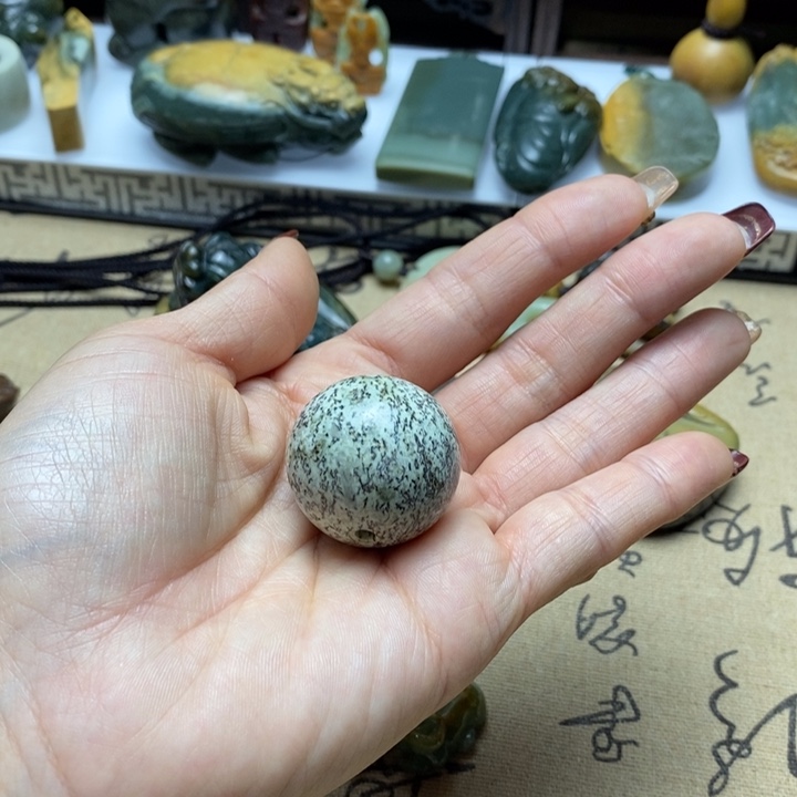 透闪石质玉手把未镶嵌无*