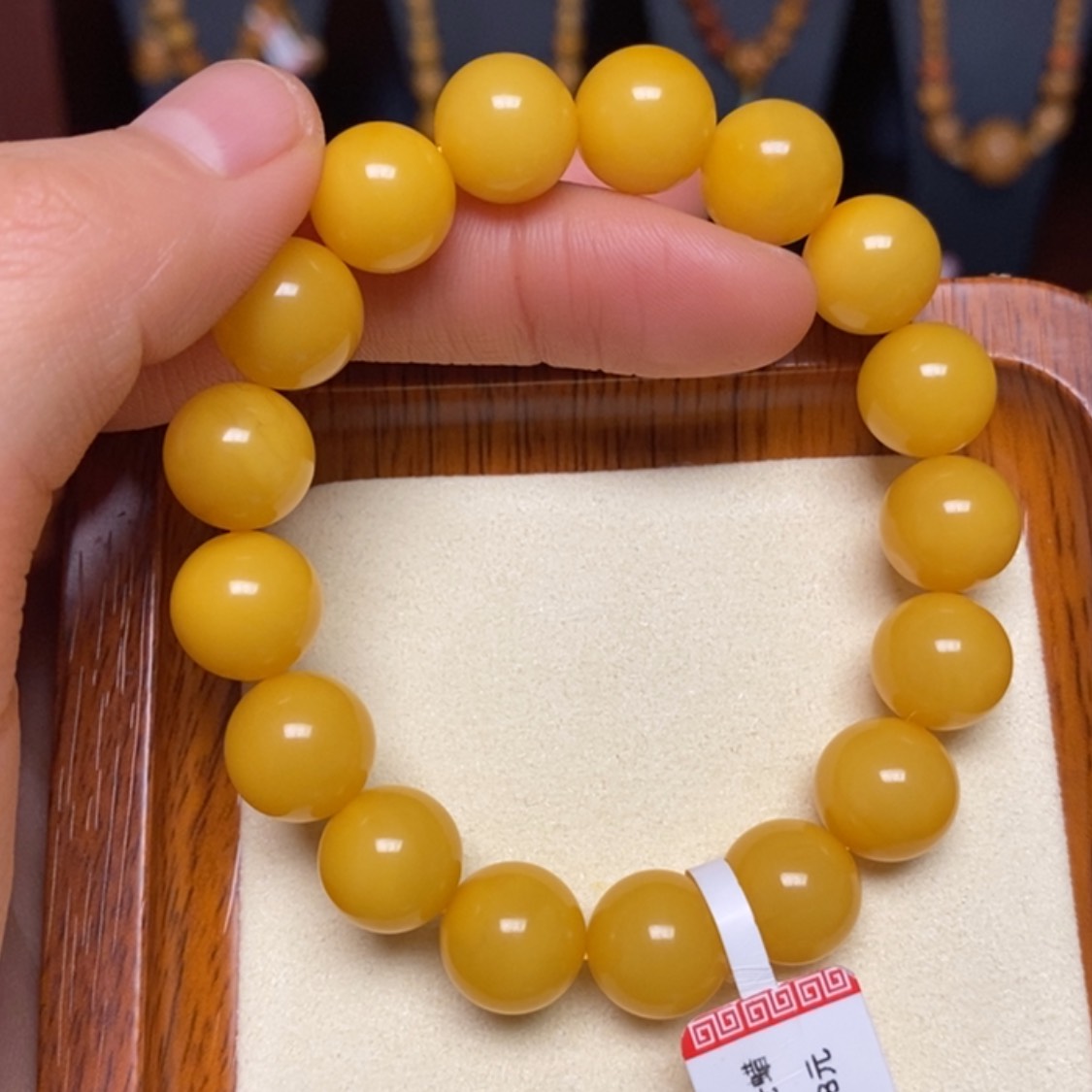 【闪购商品】蜜蜡手链未镶嵌手串